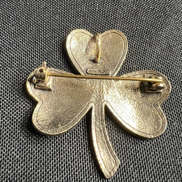 Soldor Celtic Irish gold tone pendant brooch - Picture 4 of 6